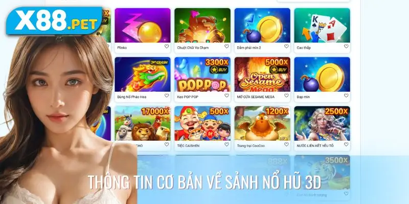 Khám phá những tựa game Nổ Hũ 3D tiêu biểu nhất 2026